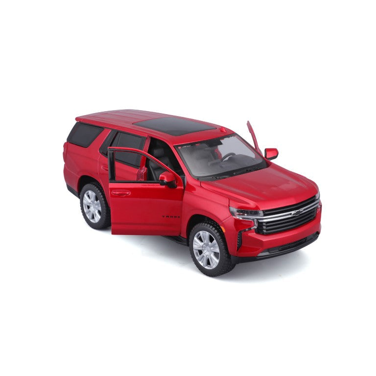 31533 RD Bburago Maisto - Chevrolet Tahoe (2021), rouge - Échelle 1:26