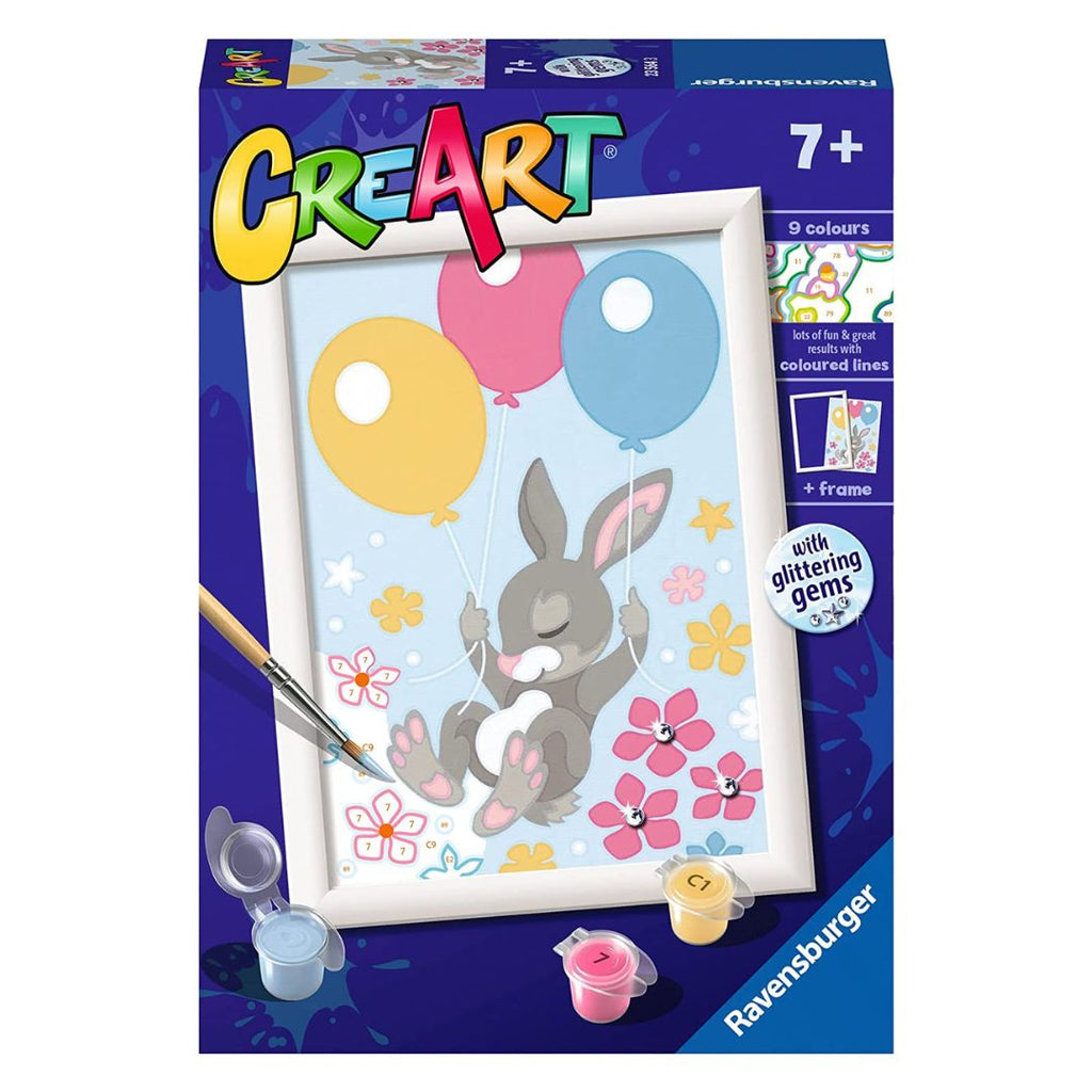 23564 CreArt Serie E Classic - Lapin avec des ballons