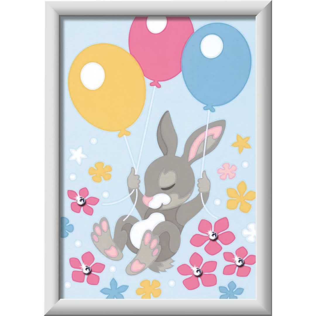 23564 CreArt Serie E Classic - Lapin avec des ballons