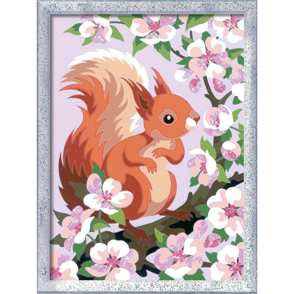 20180 Ravensburger : CreArt - Écureuil pailleté - Série D Classique