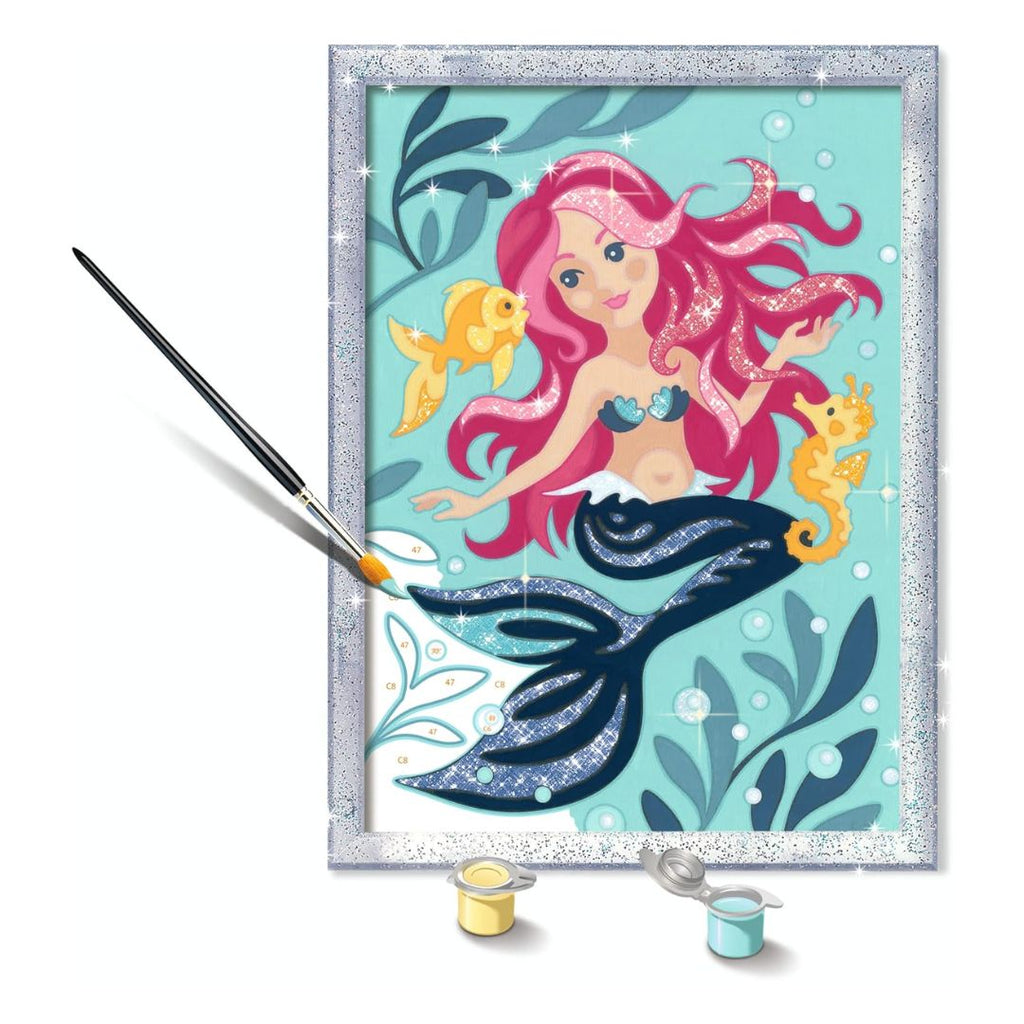 23568 Ravensburger : CreArt - Sirène avec paillettes - Série D Classique