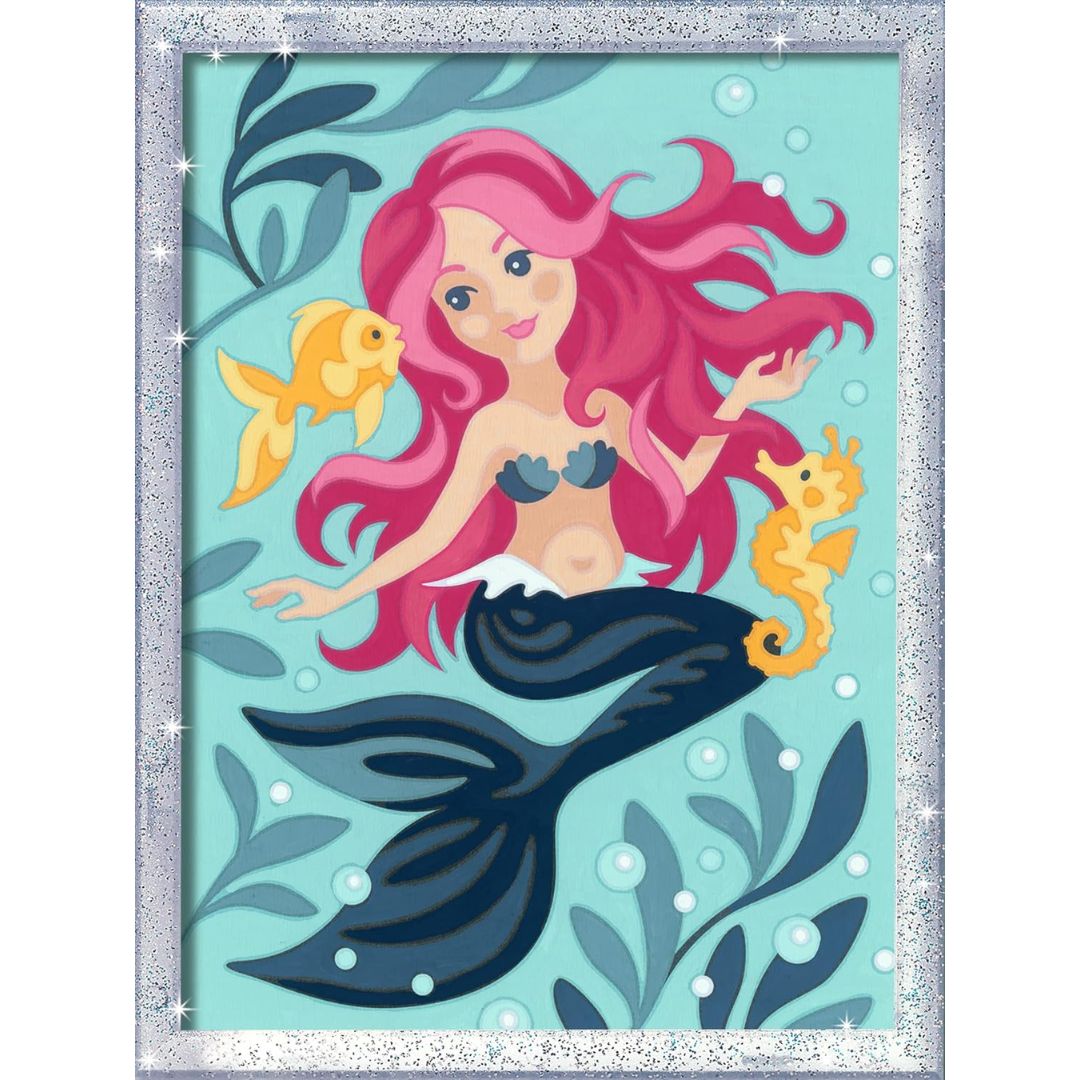23568 Ravensburger : CreArt - Sirène avec paillettes - Série D Classique