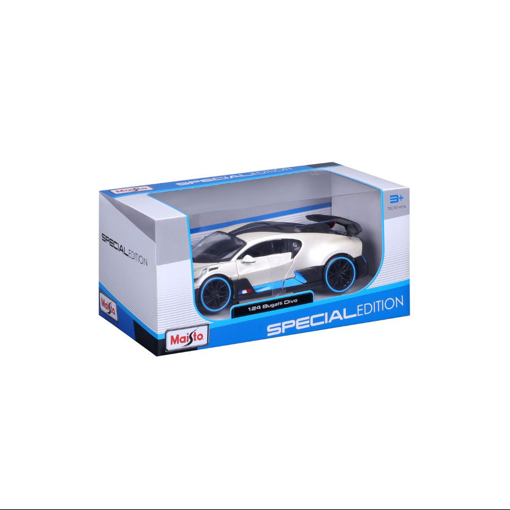 31526 WT Bburago Maisto - Bugatti Divo, blanc - Échelle 1:24