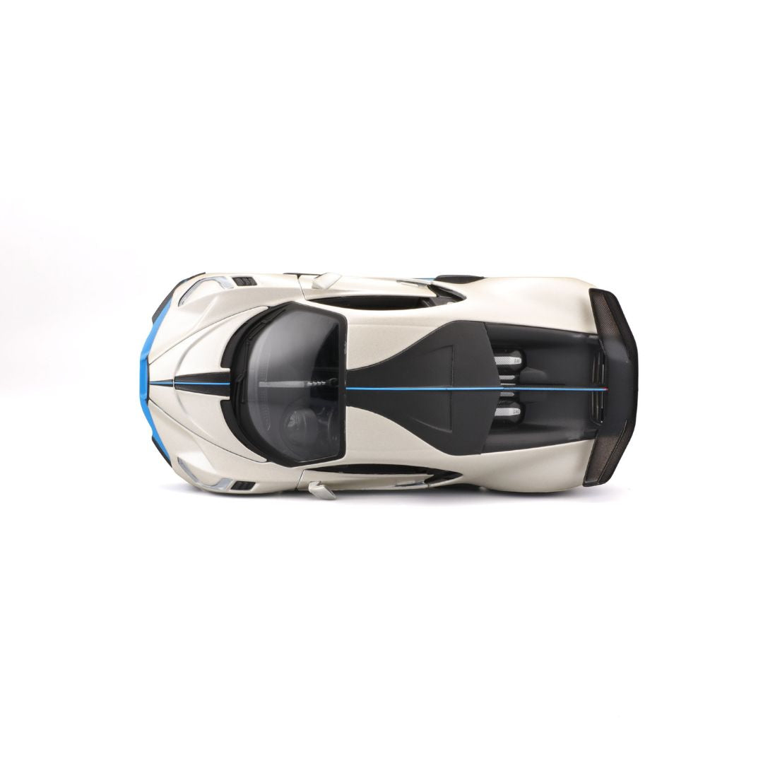 31526 WT Bburago Maisto - Bugatti Divo, blanc - Échelle 1:24