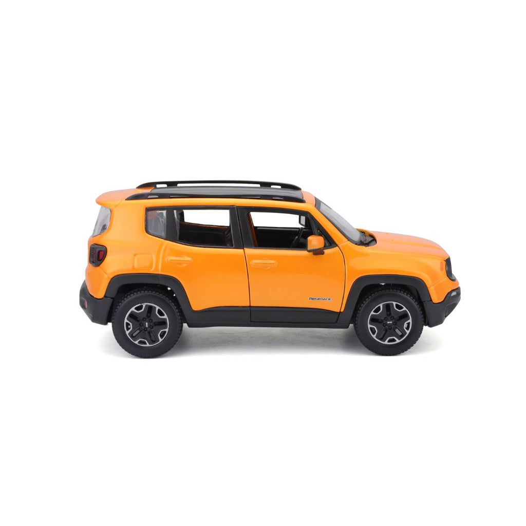 31282 Bburago Maisto - Jeep Renegade, orange - Échelle 1:24
