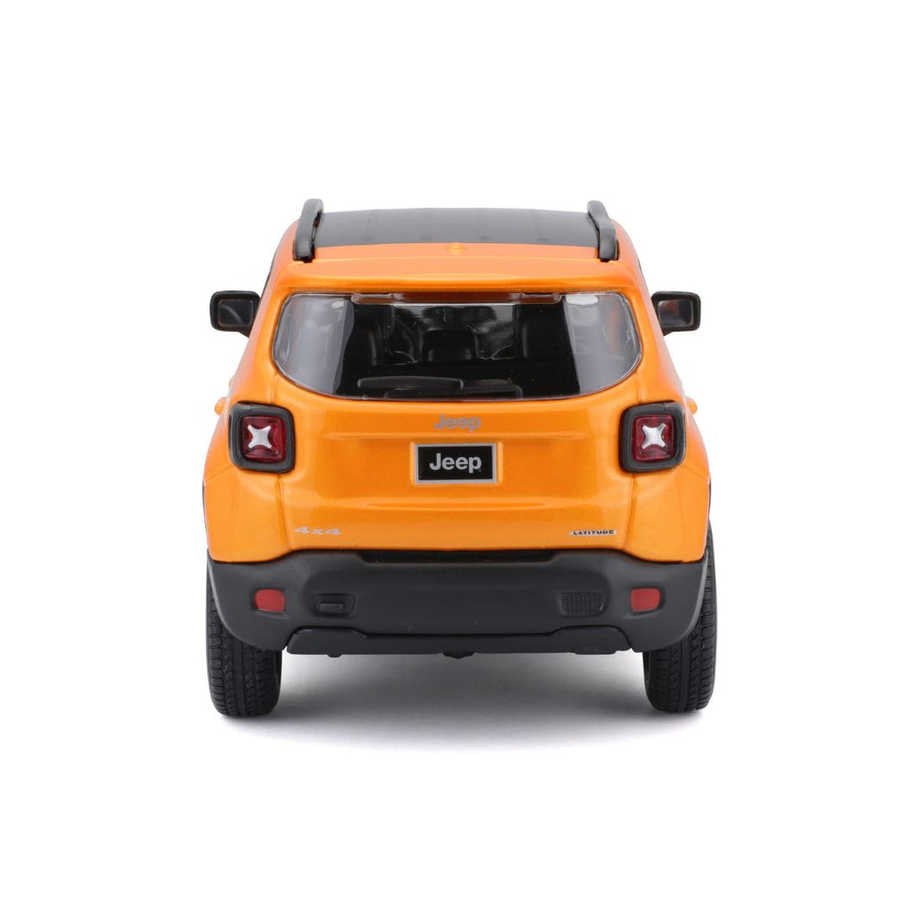 31282 Bburago Maisto - Jeep Renegade, orange - Échelle 1:24