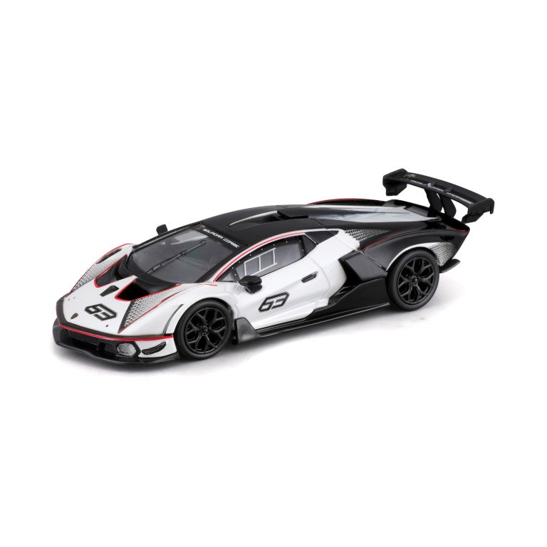 18-41167 Bburago Race - Lamborghini Essenza SCV12 #12, blanc - 1:32