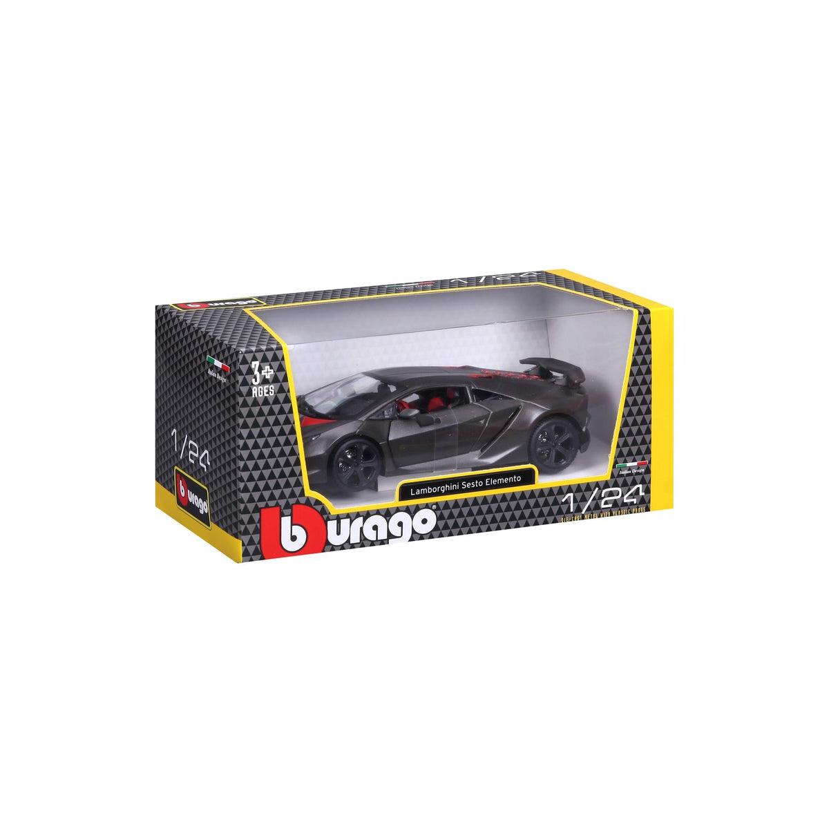 18-21061 Bburago - Lamborghini Sesto Elemento, gris - Échelle 1:24