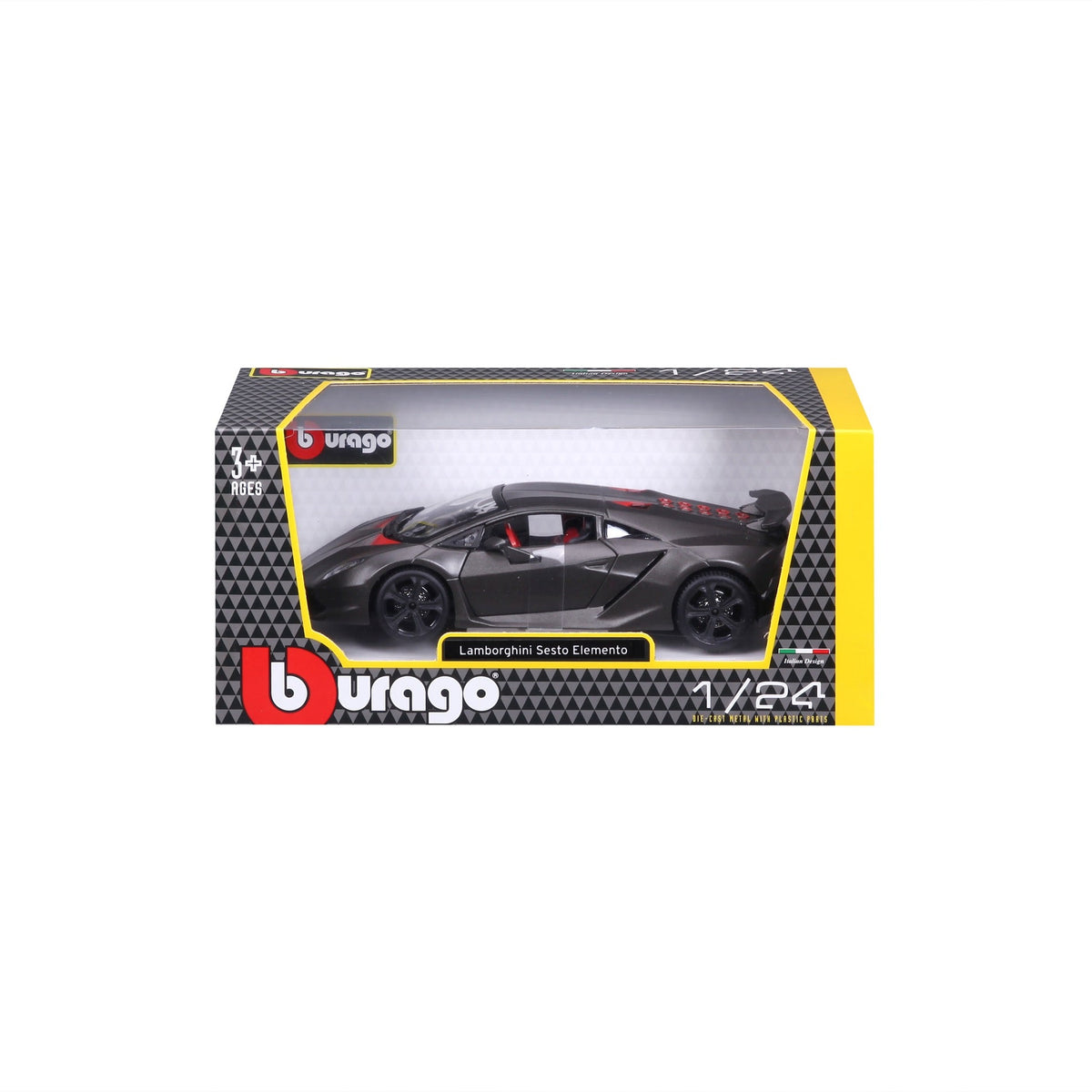 18-21061 Bburago - Lamborghini Sesto Elemento, gris - Échelle 1:24