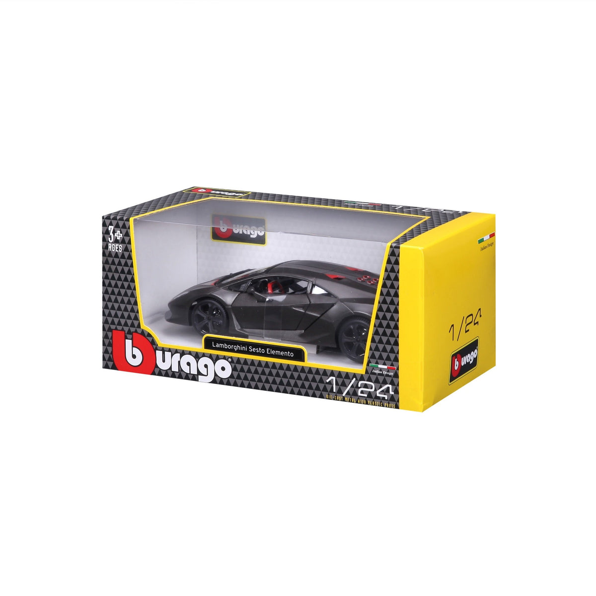 18-21061 Bburago - Lamborghini Sesto Elemento, gris - Échelle 1:24