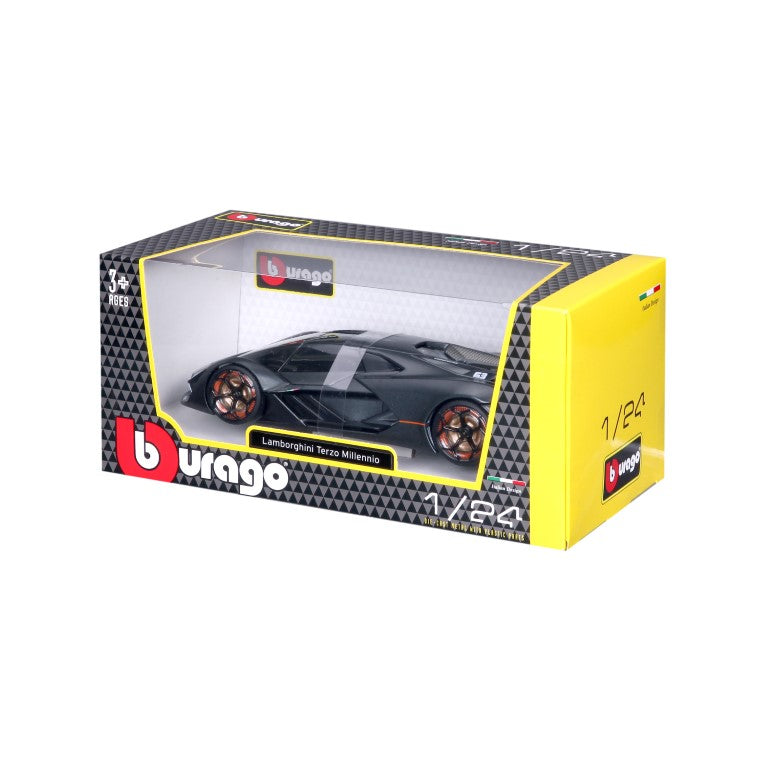 18-21094 GY Bburago - Lamborghini Terzo Millennio, gris - Échelle 1:24