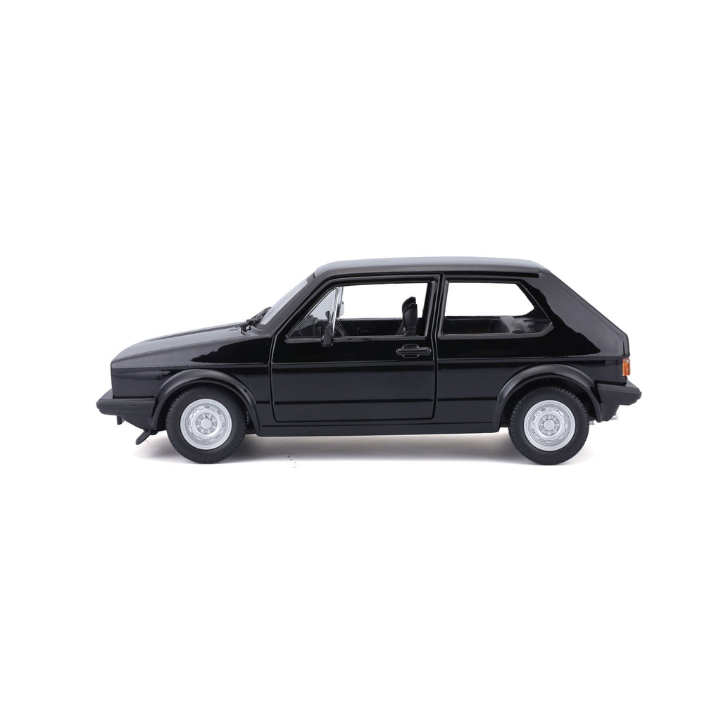 18-21089 Bburago - Volkswagen Golf Mk1 GTI (1979), noir - 1:24
