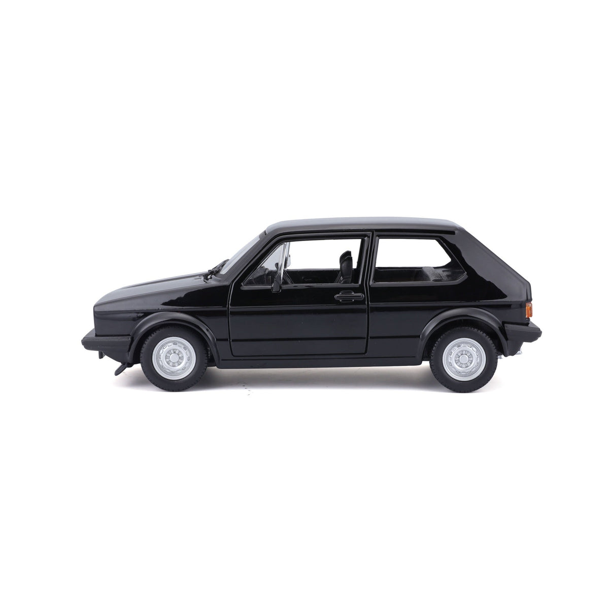 18-21089 Bburago - Volkswagen Golf Mk1 GTI (1979), noir - 1:24