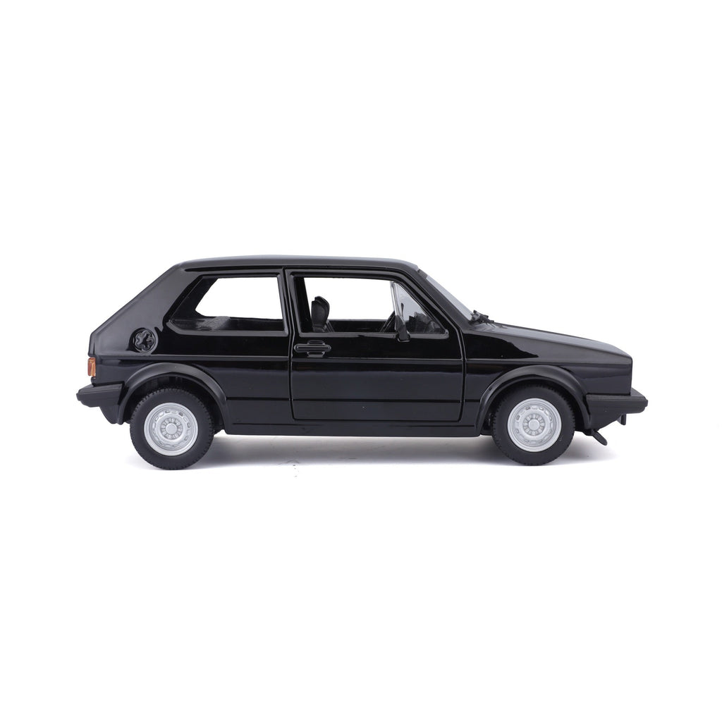 18-21089 Bburago - Volkswagen Golf Mk1 GTI (1979), noir - 1:24