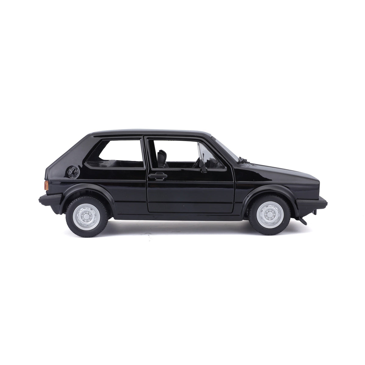 18-21089 Bburago - Volkswagen Golf Mk1 GTI (1979), noir - 1:24