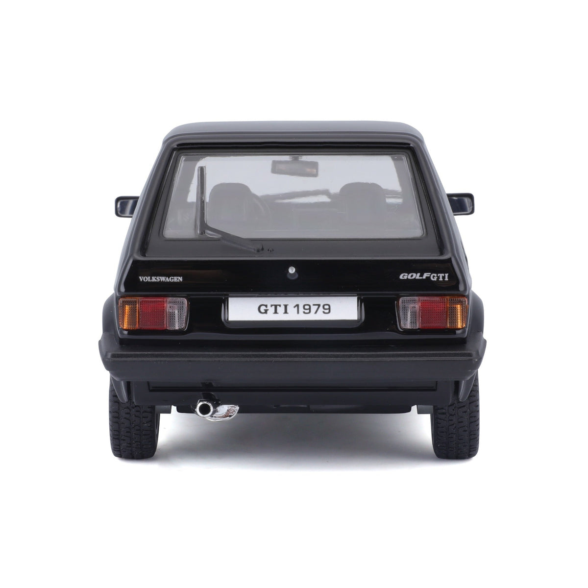18-21089 Bburago - Volkswagen Golf Mk1 GTI (1979), noir - 1:24