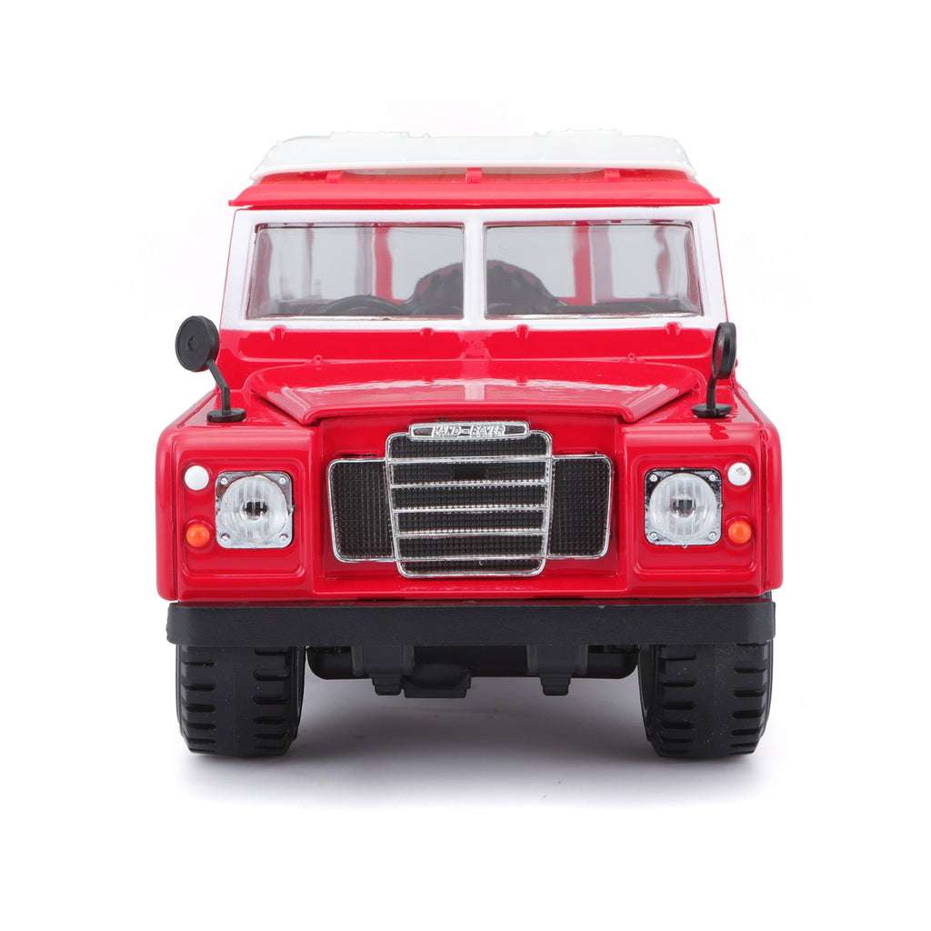 18-22063 Bburago - Land Rover Series II, rouge - Échelle 1:24