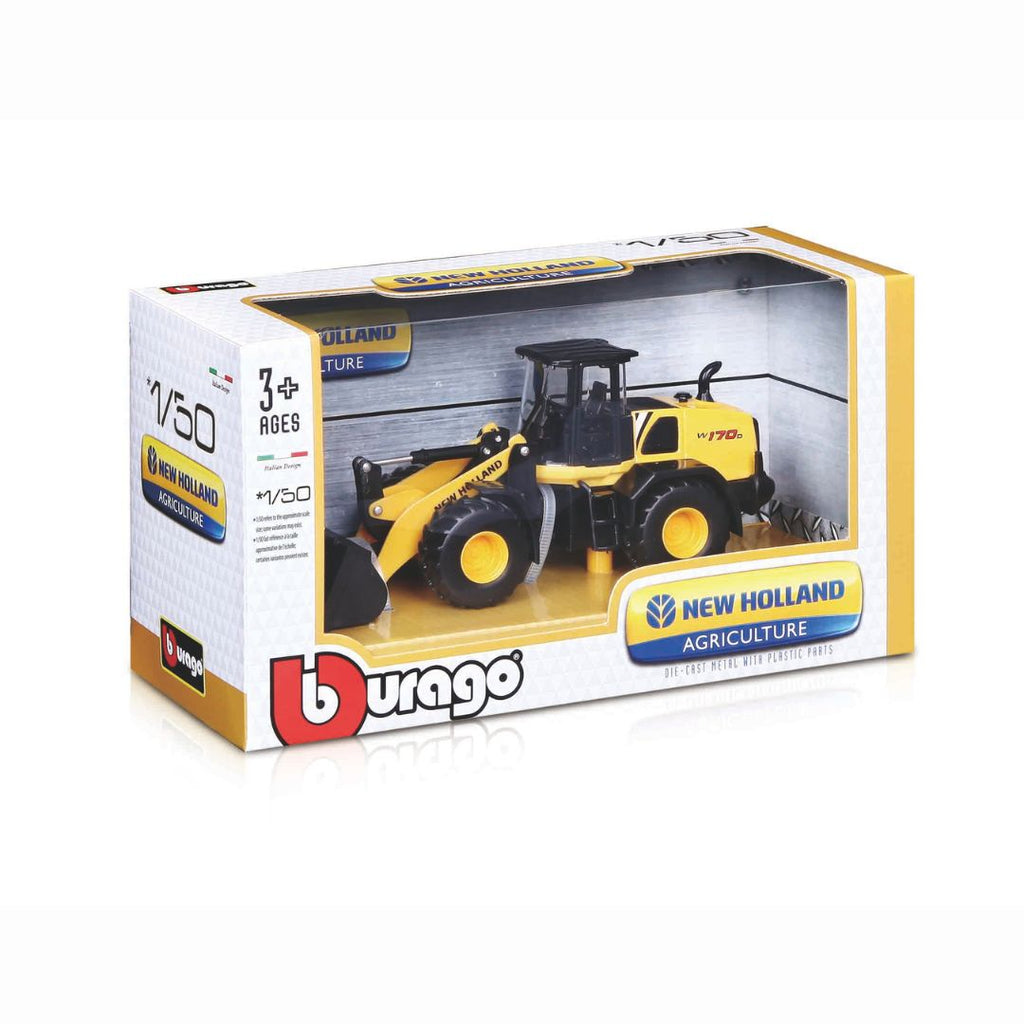 18-32083 Bburago - Bulldozer W170 D New Holland - Échelle 1:50