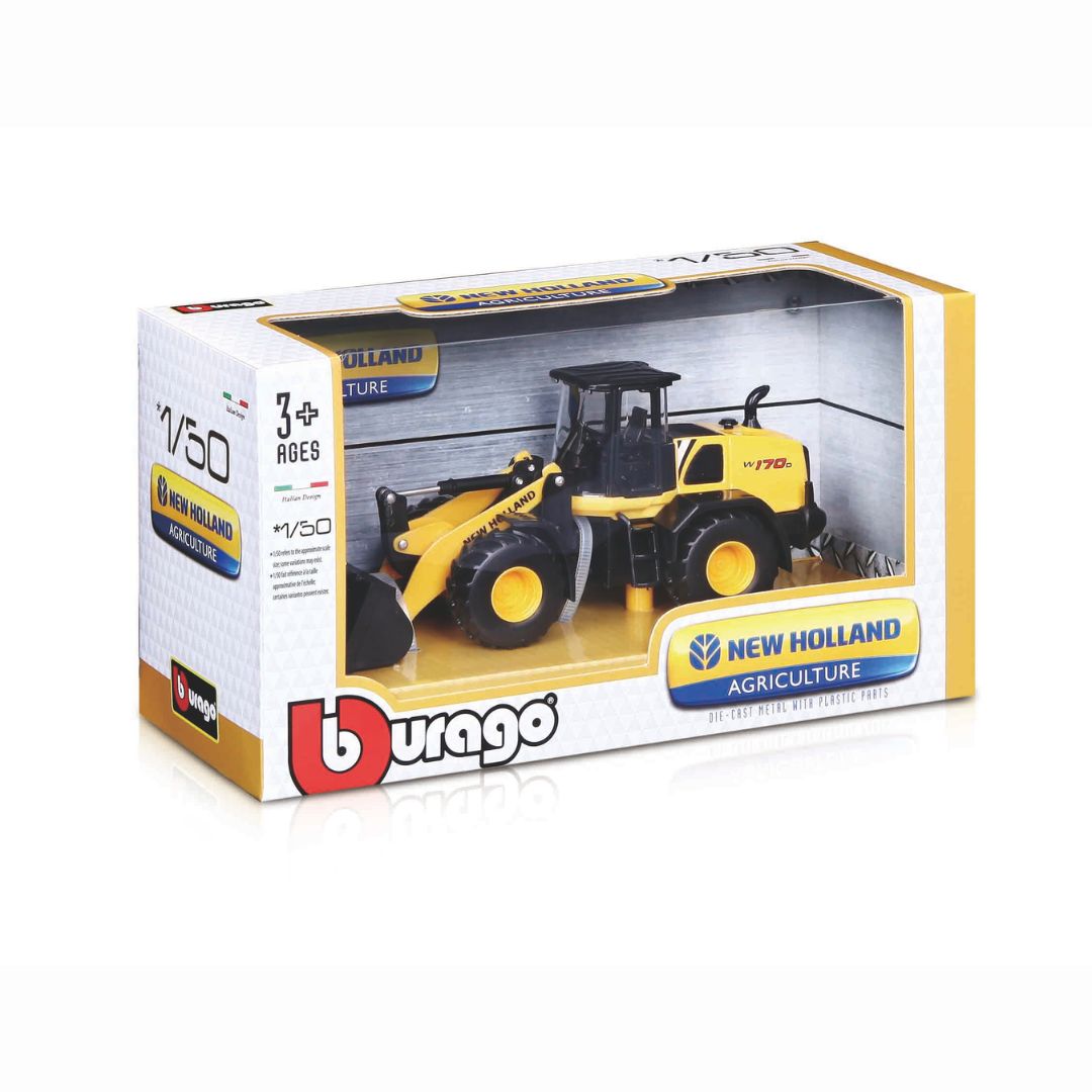 18-32083 Bburago - Bulldozer W170 D New Holland - Échelle 1:50