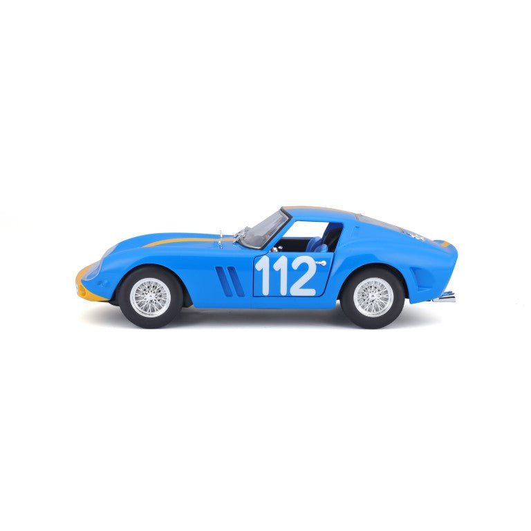18-26305 Bburago Ferrari Racing - Ferrari 250 GTO, bleu - Échelle 1:24