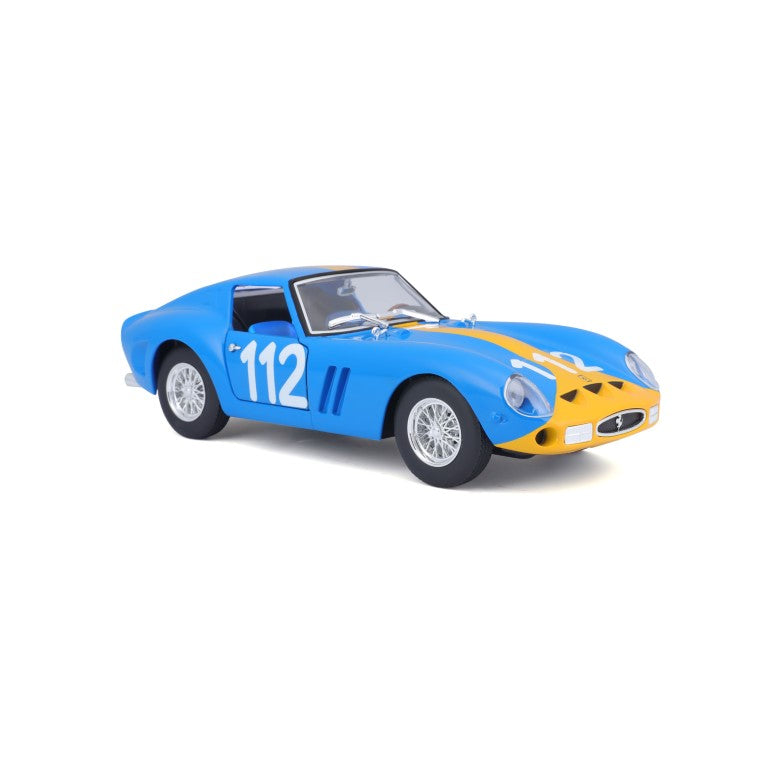 18-26305 Bburago Ferrari Racing - Ferrari 250 GTO, bleu - Échelle 1:24