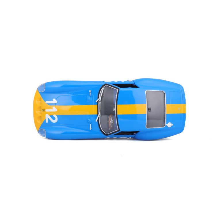 18-26305 Bburago Ferrari Racing - Ferrari 250 GTO, bleu - Échelle 1:24