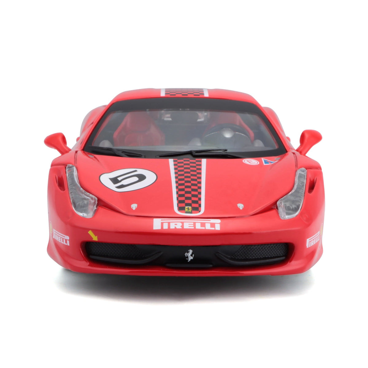 18-26302 Bburago Ferrari Racing - Ferrari 458 Challenge, rouge - Échelle 1:24