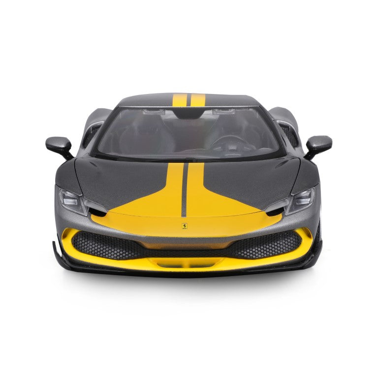 18-16017 Bburago Ferrari R&P Ferrari 296 GTB Assetto Fiorano, grise 1:18