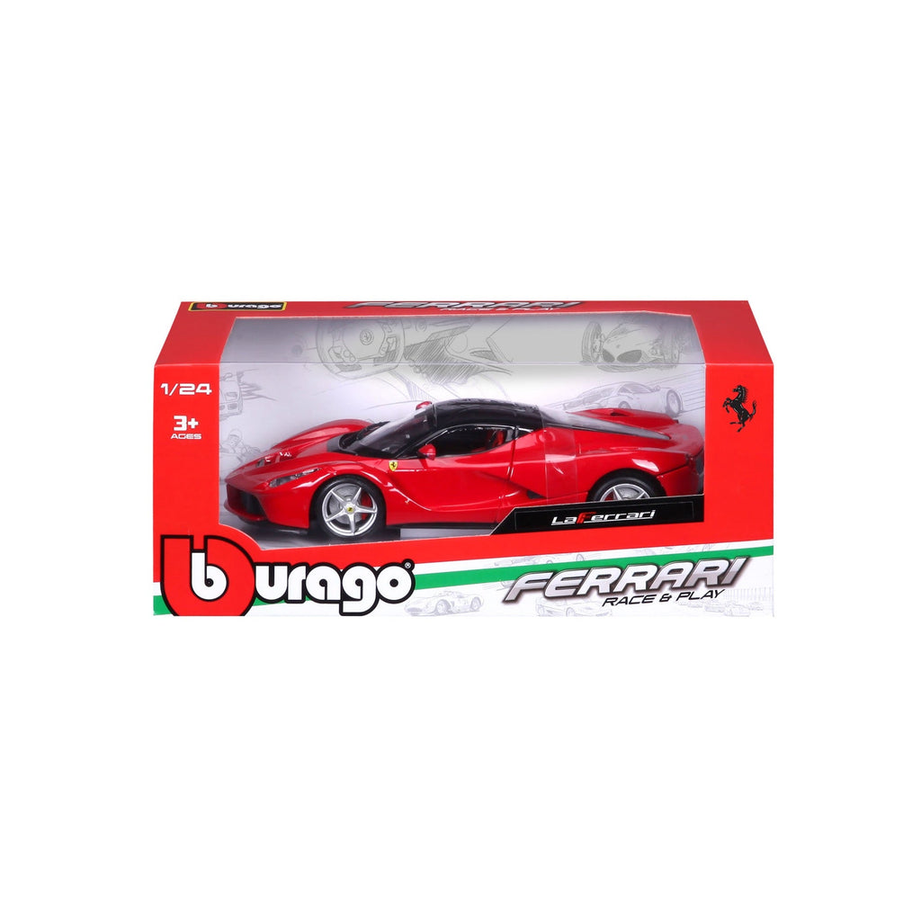 18-26001 Bburago Ferrari R&P - Ferrari LaFerrari, rouge - Échelle 1:24