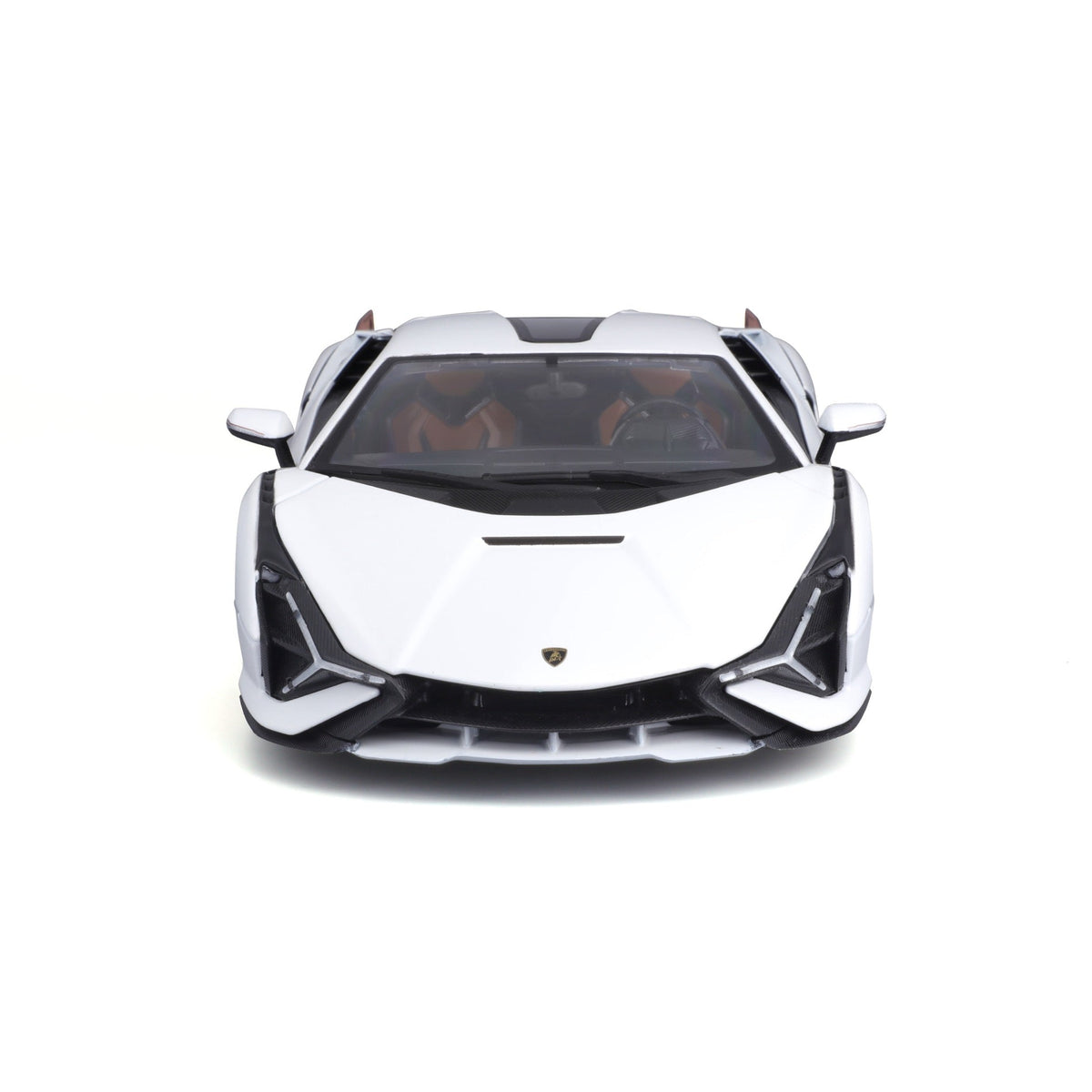 18-11046 WT Bburago - Lamborghini Sian FKP 37, blanche - Échelle 1:18