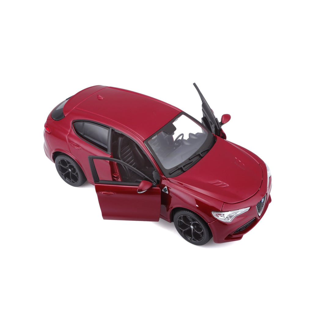 *18-21086 RD Bburago - Alfa Romeo Stelvio, rouge - Échelle 1:24