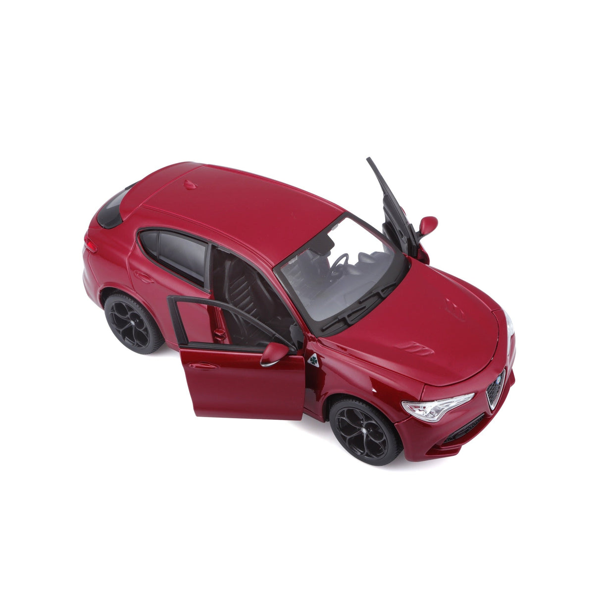 *18-21086 RD Bburago - Alfa Romeo Stelvio, rouge - Échelle 1:24