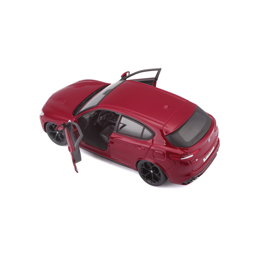 *18-21086 RD Bburago - Alfa Romeo Stelvio, rouge - Échelle 1:24