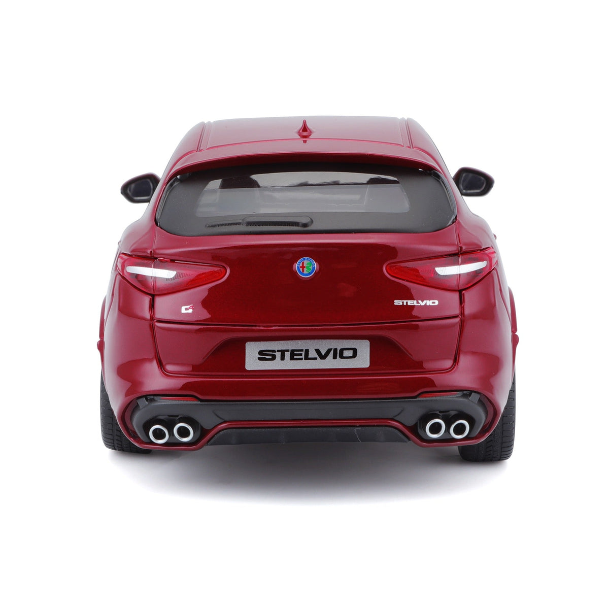 *18-21086 RD Bburago - Alfa Romeo Stelvio, rouge - Échelle 1:24