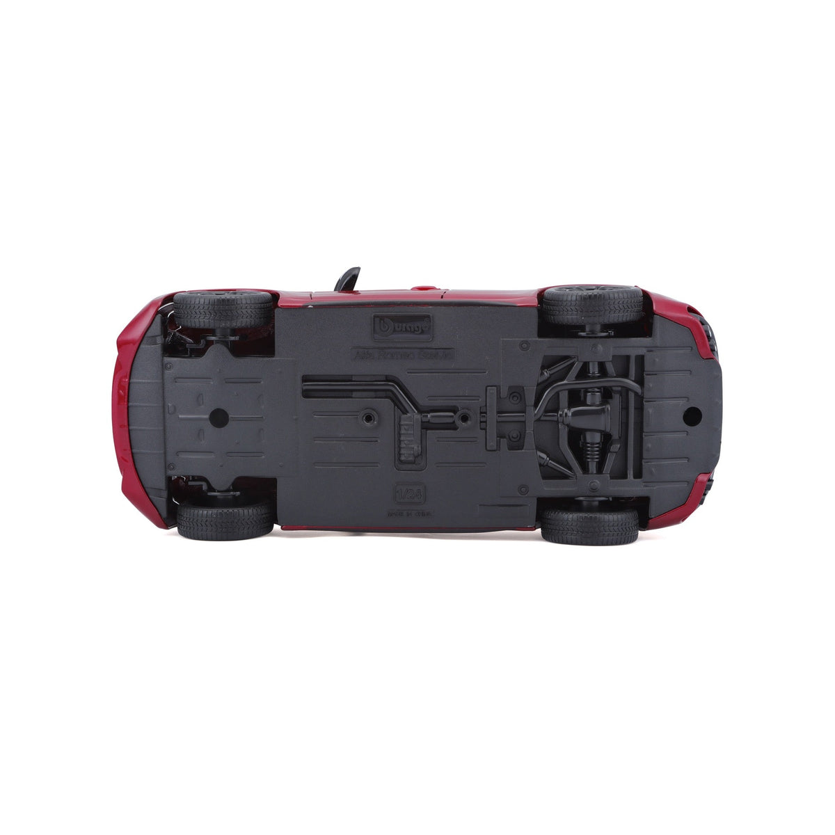 *18-21086 RD Bburago - Alfa Romeo Stelvio, rouge - Échelle 1:24
