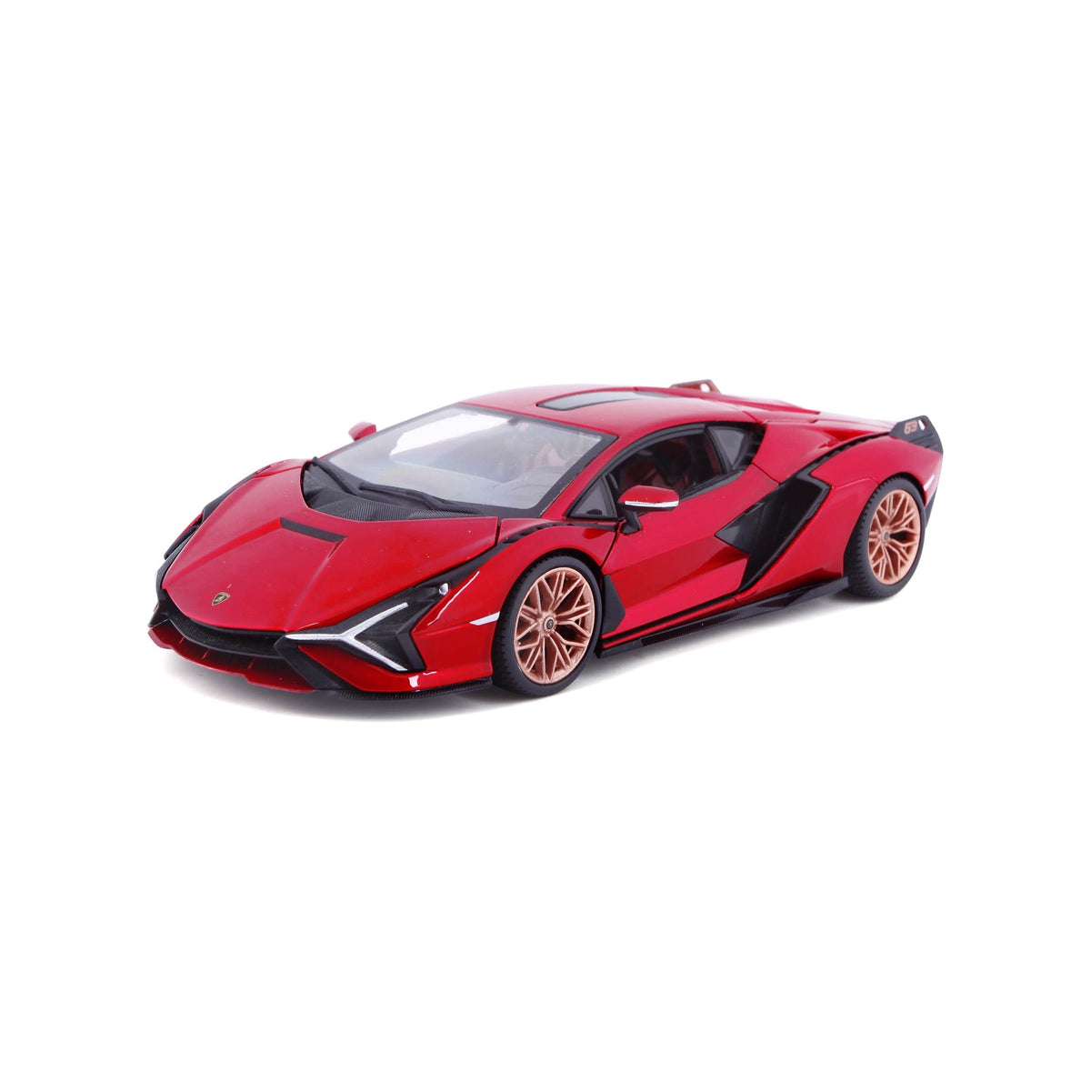 * 18-21099 RD Bburago - Lamborghini Sian FKP 37, rouge - Échelle 1:24