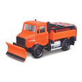 18-32263 Bburago - Sécurité routière - Chasse-neige avec panneaux de signalisation