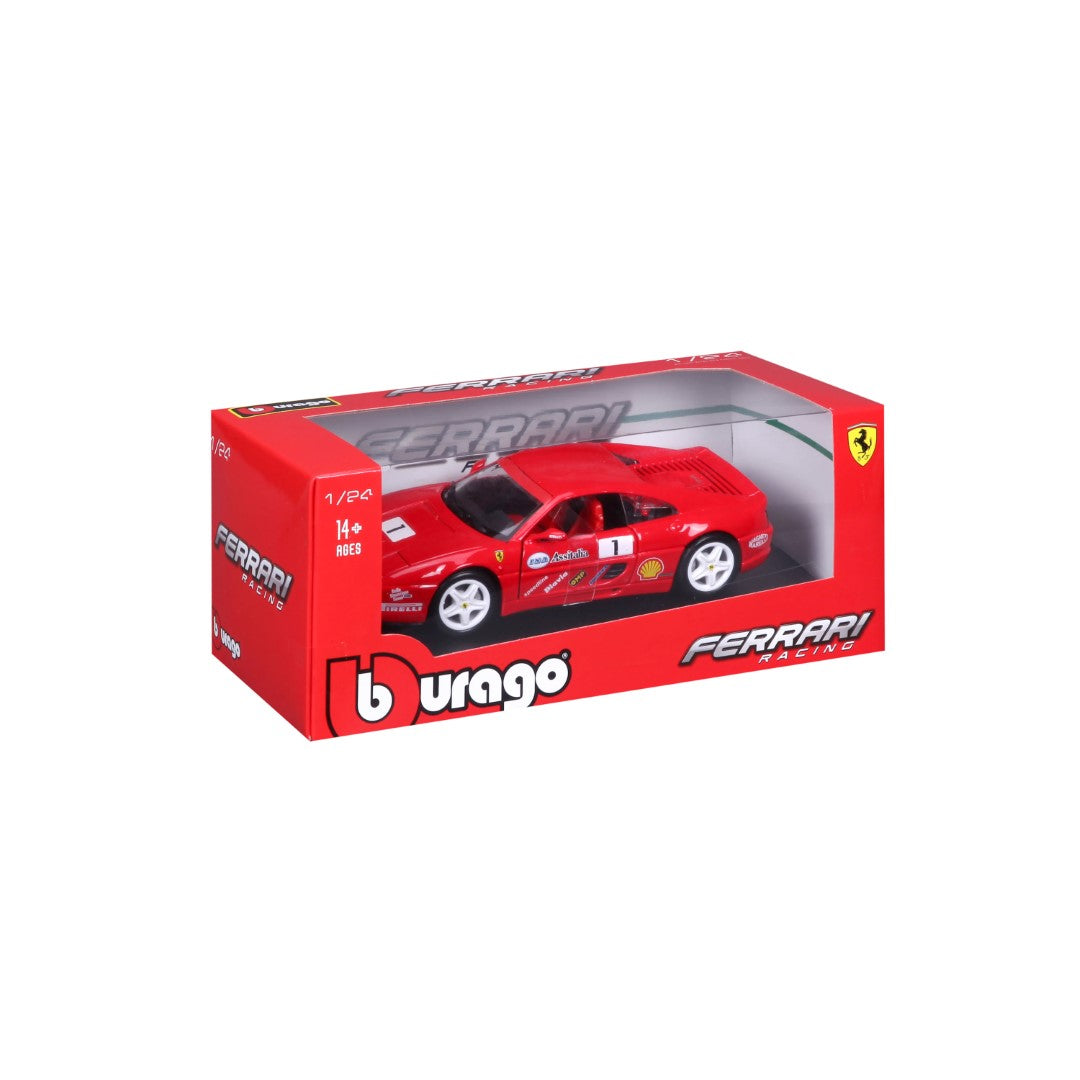 18-26306 Bburago Ferrari Racing - Ferrari F355 Challenge, rossa - 1:24