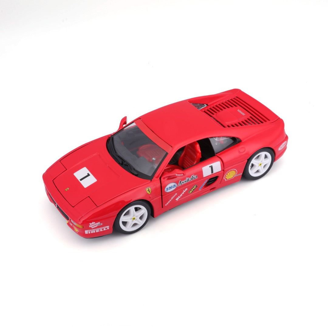 18-26306 Bburago Ferrari Racing - Ferrari F355 Challenge, rossa - 1:24