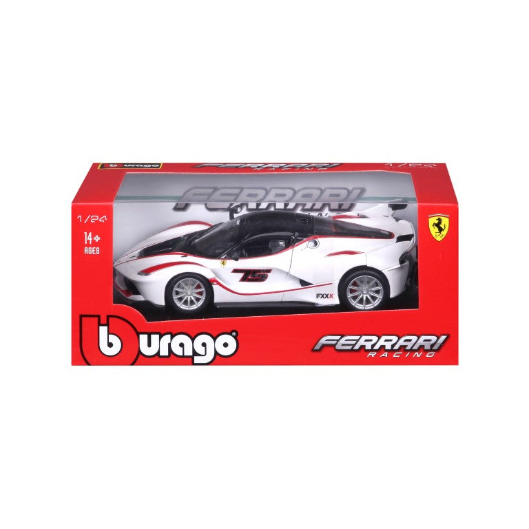 18-26301 Bburago Ferrari Racing - Ferrari FXX K, blanc - Échelle 1:24