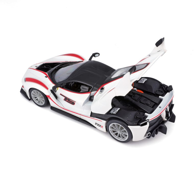 18-26301 Bburago Ferrari Racing - Ferrari FXX K, blanc - Échelle 1:24