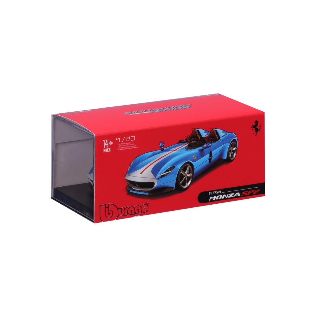 18-36913 Bburago Ferrari Signature - Ferrari Monza SP2, bleu - 1:43