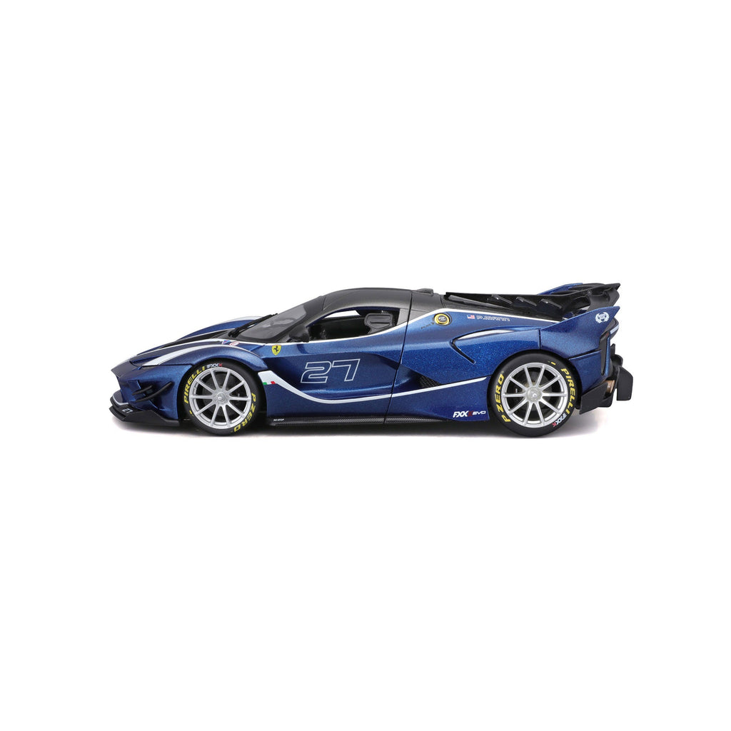 18-16012 Bburago Ferrari Race & Play - Ferrari FXX K #27, bleu - 1:18