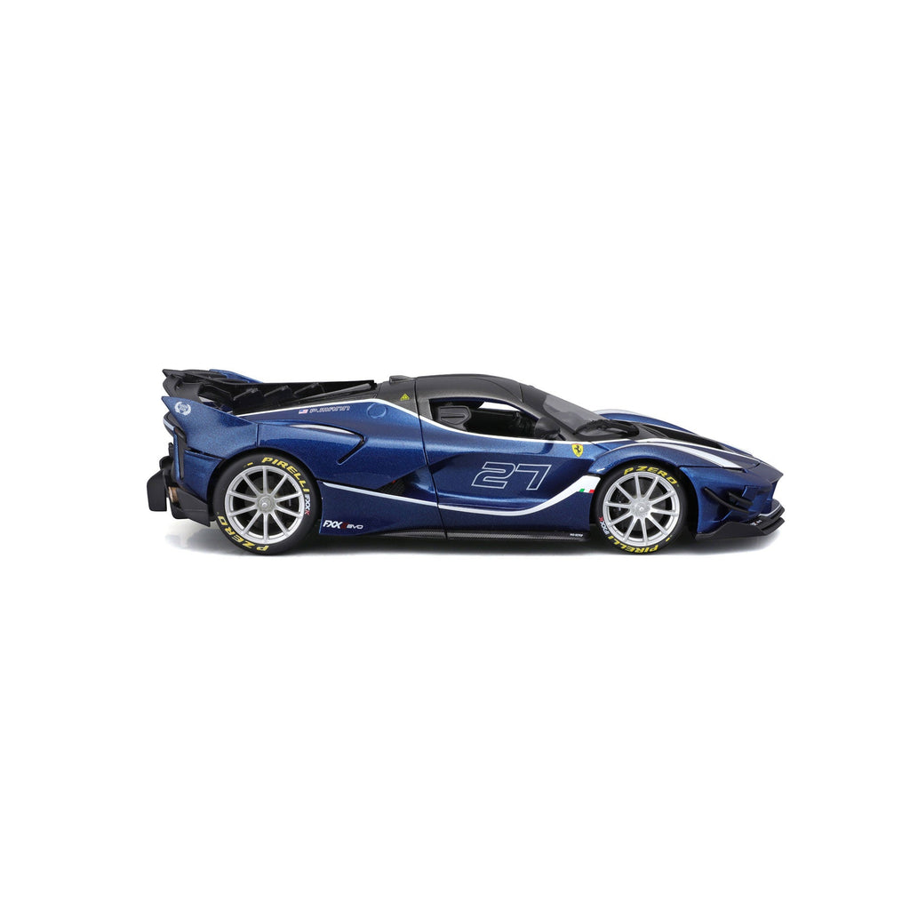 18-16012 Bburago Ferrari Race & Play - Ferrari FXX K #27, bleu - 1:18