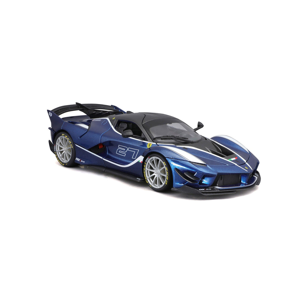 18-16012 Bburago Ferrari Race & Play - Ferrari FXX K #27, bleu - 1:18