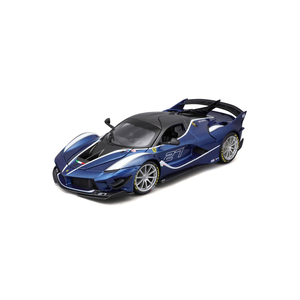 18-16012 Bburago Ferrari Race & Play - Ferrari FXX K #27, bleu - 1:18