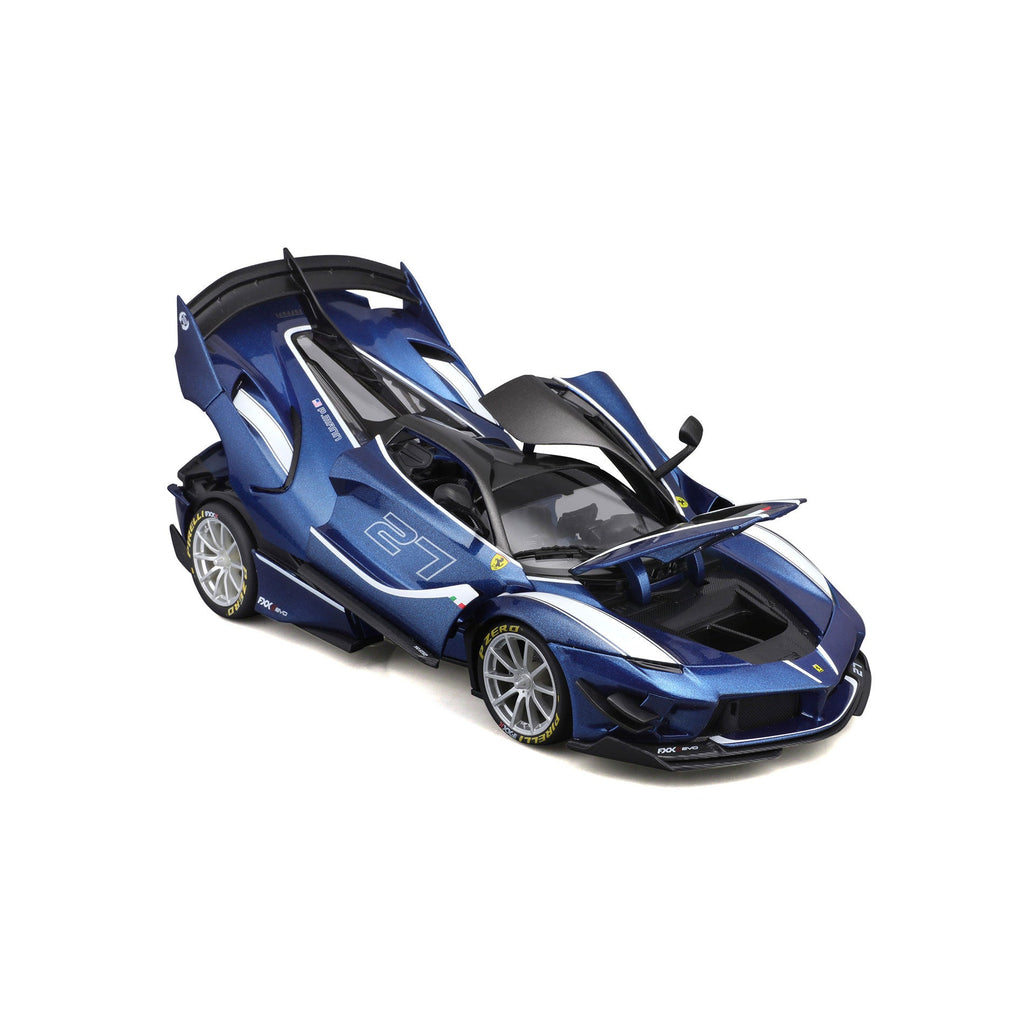18-16012 Bburago Ferrari Race & Play - Ferrari FXX K #27, bleu - 1:18