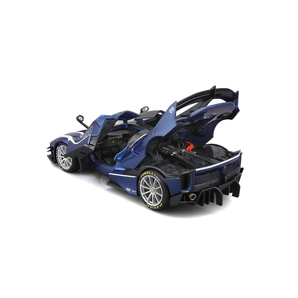 18-16012 Bburago Ferrari Race & Play - Ferrari FXX K #27, bleu - 1:18