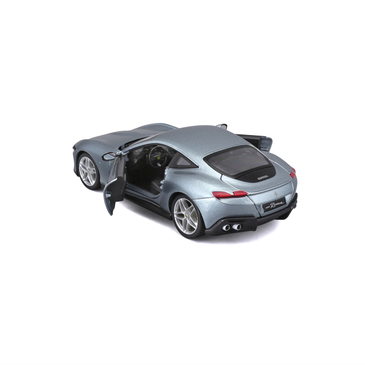 18-26029 Bburago Ferrari Race&Play - Ferrari Roma, grise - Échelle 1:24