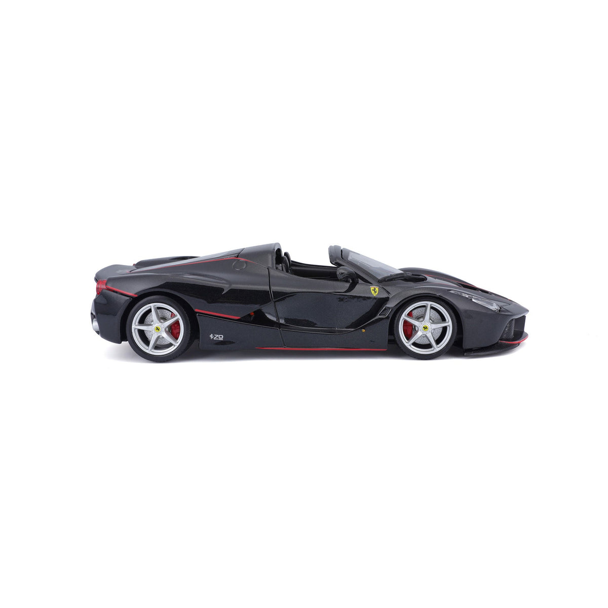 18-26022 Bburago Ferrari Race&Play - Ferrari LaFerrari Aperta, noire - 1:24